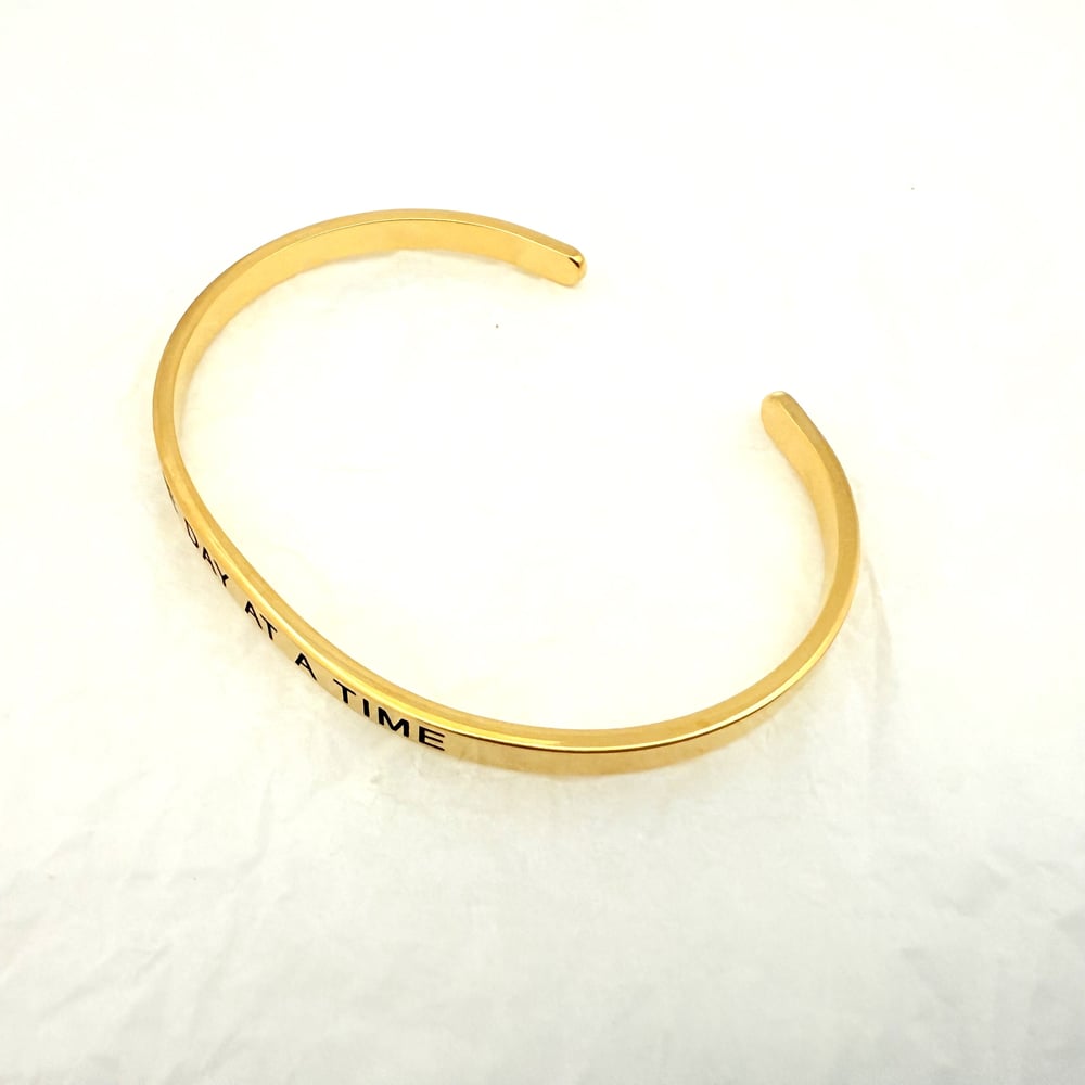 Image of One Day At A Time Inspiring bracelet