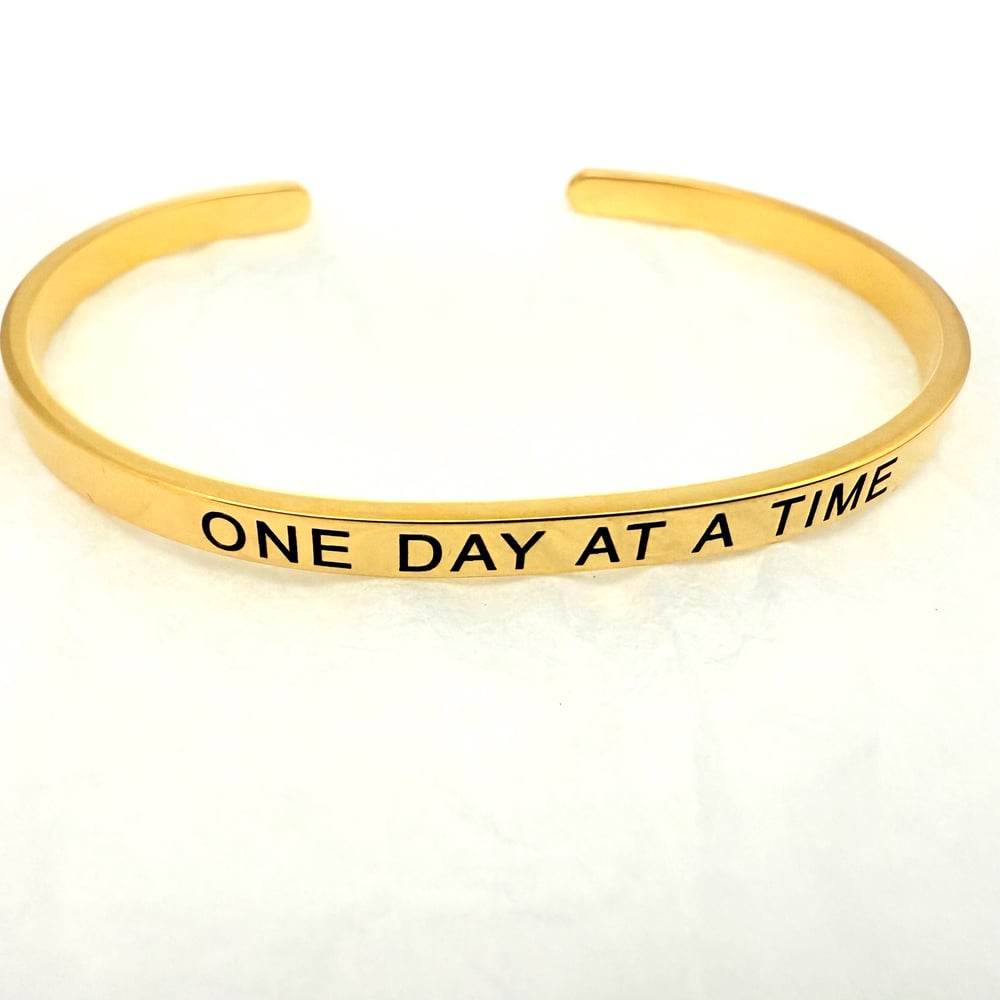 Image of One Day At A Time Inspiring bracelet
