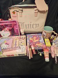 Image 2 of Juicy Couture All That Glitters Tote Meets Hello Kitty Bundle 