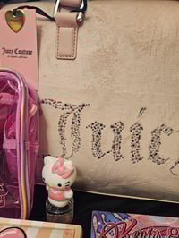 Image 1 of Juicy Couture All That Glitters Tote Meets Hello Kitty Bundle 