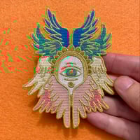 Image 2 of Biblically Accurate Angel Iron on Patch 