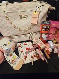Image 4 of Juicy Couture Bling Bling Weekender Tote Meets Hello Kitty Bundle 