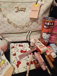 Image 7 of Juicy Couture Bling Bling Weekender Tote Meets Hello Kitty Bundle 