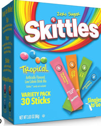 Image 1 of Skittles Powder Drink Mix