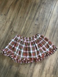 Image 1 of Plaid mini skirt (M) 