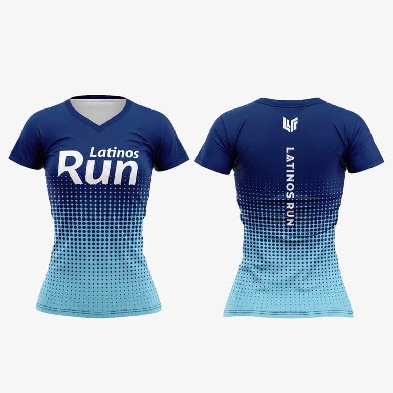 Latinos Run Blue Gradients Image 3