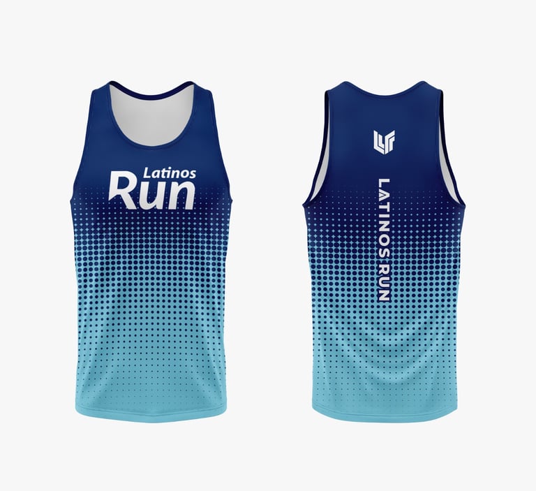 Latinos Run Blue Gradients Image 4