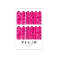 Image 6 of HOT PINK CLASSIC BANDANA PAISLEY NAIL DECALS 