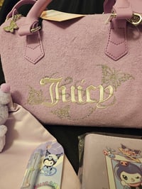 Image 1 of Angelas CUSTOM RESERVED Juicy Couture Wing It Satchel Meets Kuromi Bundle 