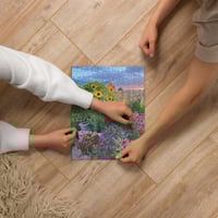 Image 2 of Rainbow Cottage Garden - Jigsaw Puzzle - 252 Pieces