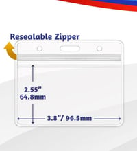Horizontal ID Badge Holder