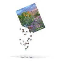 Image 3 of Rainbow Cottage Garden - Jigsaw Puzzle - 252 Pieces