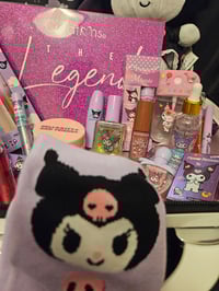 Image 4 of Amandas Custom RESERVED Kuromi Black Makeup Case Bundle *