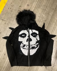 Image 1 of MISFITS ZIP DOWN | PINK OR BLACK FUR 