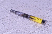 Image 1 of 12 Gauge Over and Under Rollerball Pen, Turkey Feathers With Deer Photo, Gun Metal Finish, #0310
