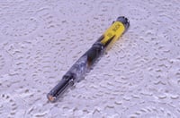 Image 7 of 12 Gauge Over and Under Rollerball Pen, Turkey Feathers With Deer Photo, Gun Metal Finish, #0310