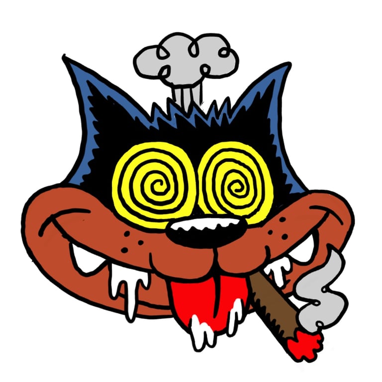 Mind Blown Die Cut Sticker