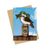 Image 1 of Bitter Kookaburra Greeting Card