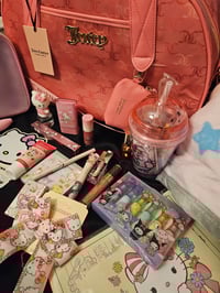 Image 4 of Juicy Couture Domed Weekender Bag Meets Hello Kitty Bundle 