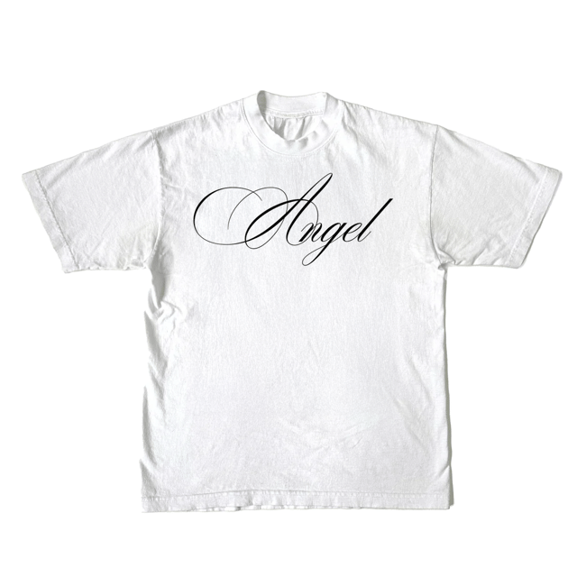 ANGEL TEE {BACK PRINT + FRONT PRINT}