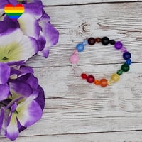 Image 3 of Kids Pride Flag Bracelet
