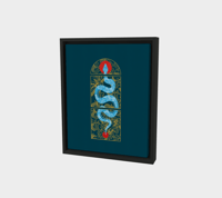 Image 3 of Batik Snake Canvas