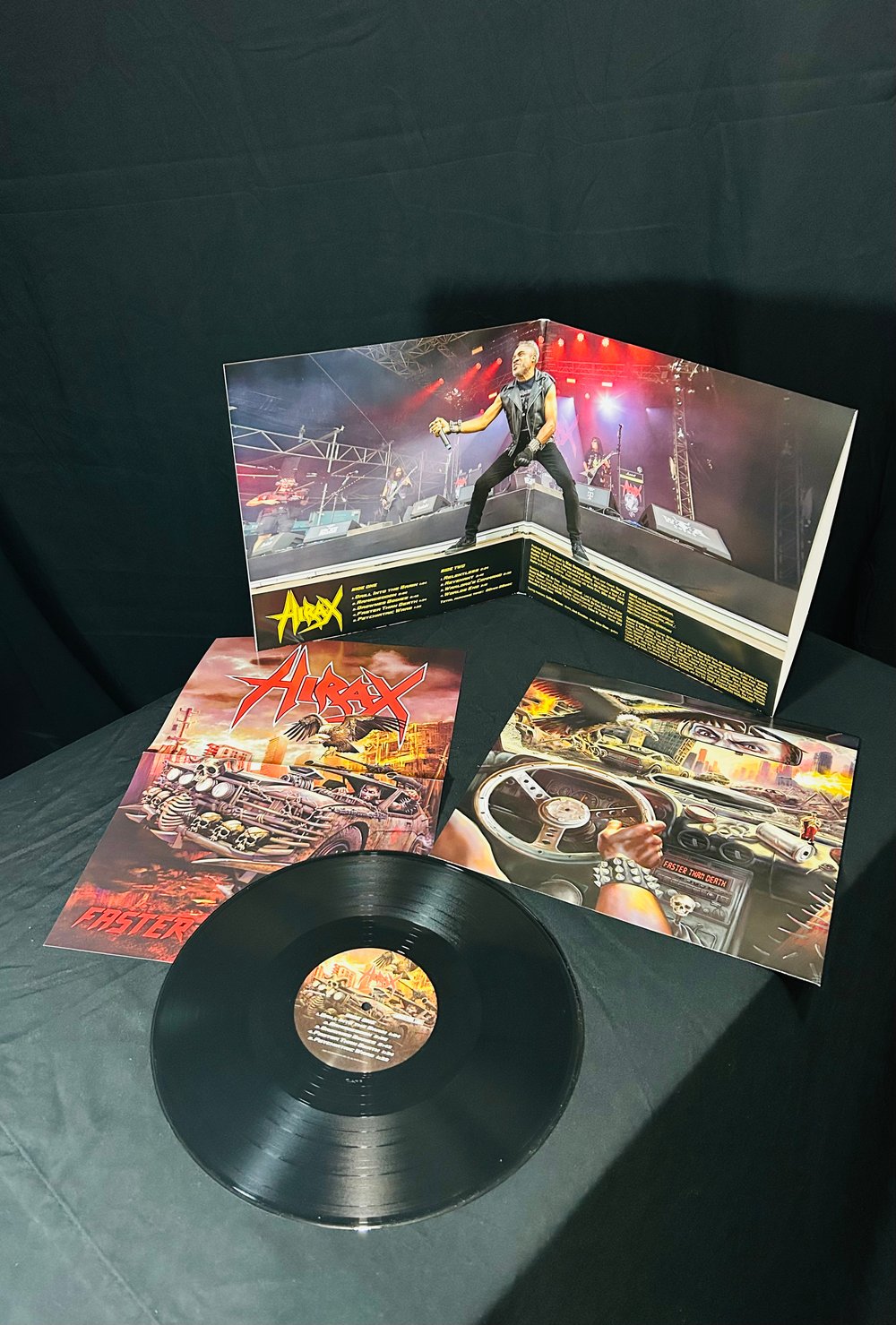 HIRAX "Faster Than Death" 12" vinyl - U.S.A. pressing