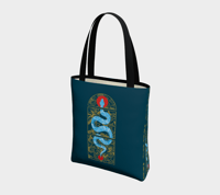 Image 3 of Batik Snake Tote Bag