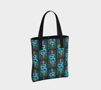 Image 2 of Batik Snake Tote Bag