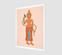 Wat Phou Devata Art Print