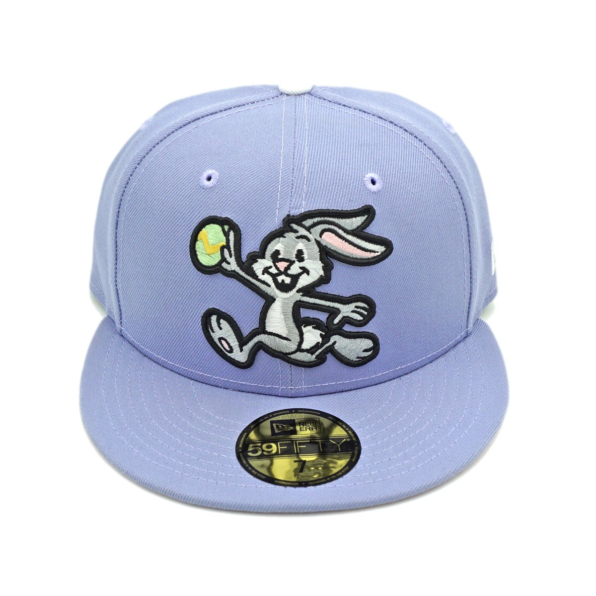 帽子 Rabbit blue Damaged embroidery cap Rabbit blue Damaged embroidery cap