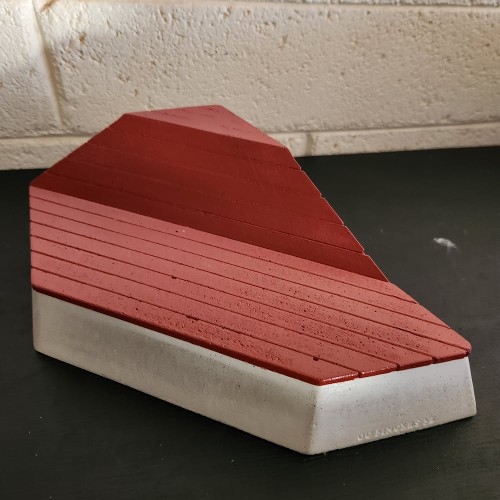 Image of Modern cement bench plus free curb