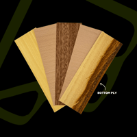 Image 2 of "Two Tone" Exotic Fingerboard Deck #1