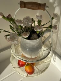 Image 2 of Cream Tiered Wire Basket