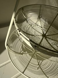 Image 5 of Cream Tiered Wire Basket