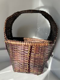 Image 1 of Vintage Dark Brown Basket