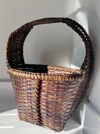 Image 3 of Vintage Dark Brown Basket