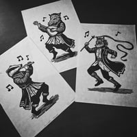 Image of The Mummers (all three prints)