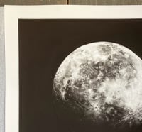 Image 3 of Waxing Gibbous Moon Print Large