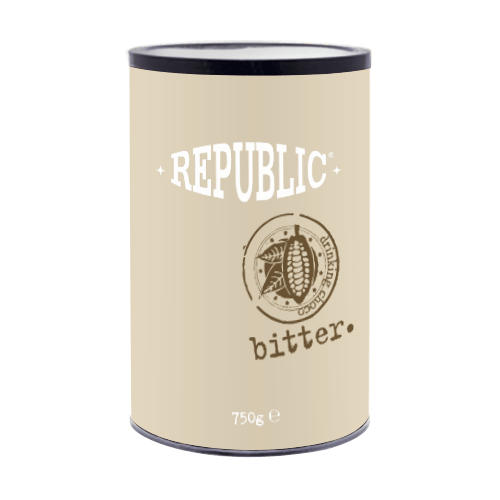 Image of bitter drinking choco - republic® -750g