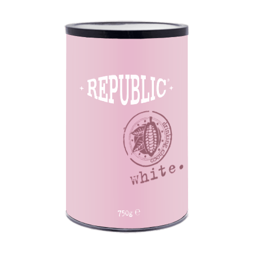 Image of white drinking choco - republic® -750g