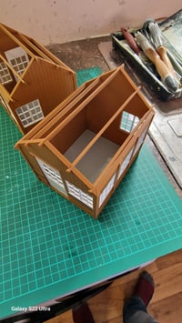 Image 4 of Signal Box Type B - Easy build kit. Building and roof.  Requires painting.
