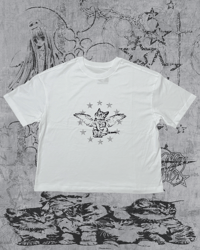 angel coded tee - white