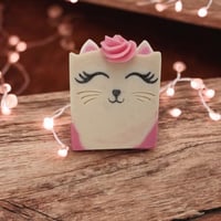 Image 1 of Cat Soap, Handmade with goat milk and tallow