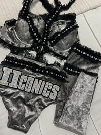Image 2 of RING WORN Billie Kay silver gear