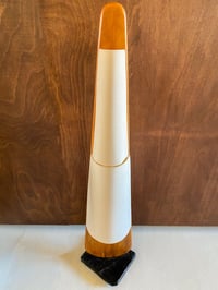 Image 4 of Lampadaire vintage en bois massif