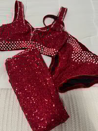 Image 2 of RING WORN Billie Kay red gear