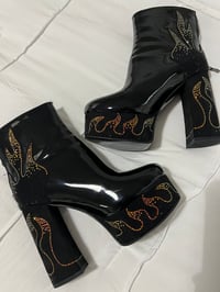 Image 1 of WORN flame boots