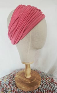 Image 1 of Linen Stretchy Wrap in Rosie Pink