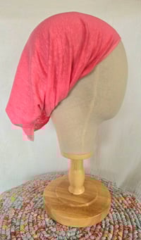 Image 2 of Linen Stretchy Wrap in Rosie Pink